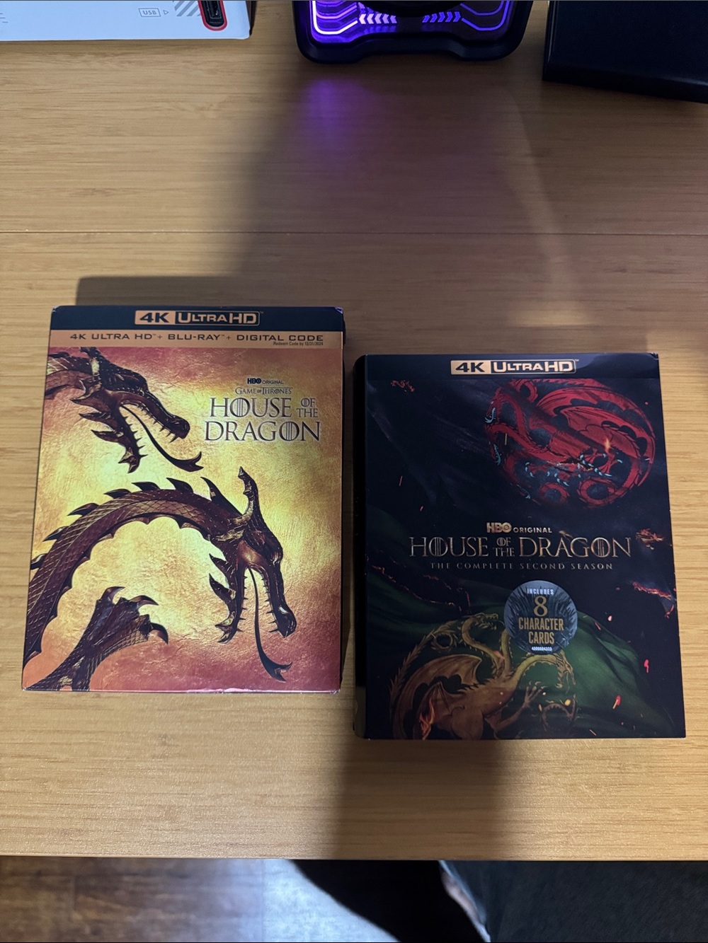 House of the Dragon Season 1 & 2 HBO 4k UHD - Like New NEW & Sealed